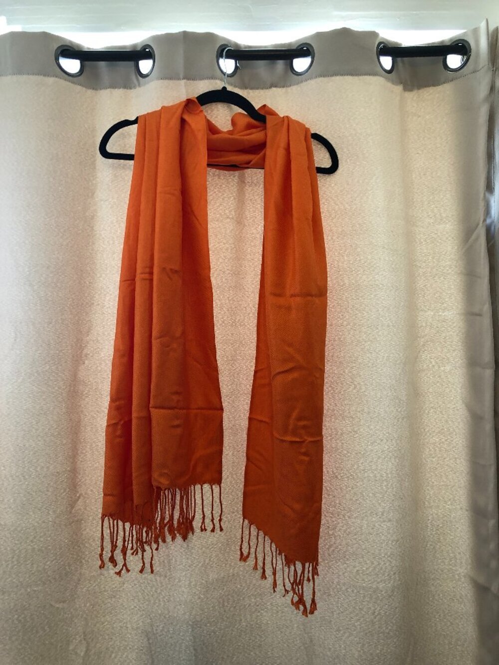 Beautiful Orange oversized scarf